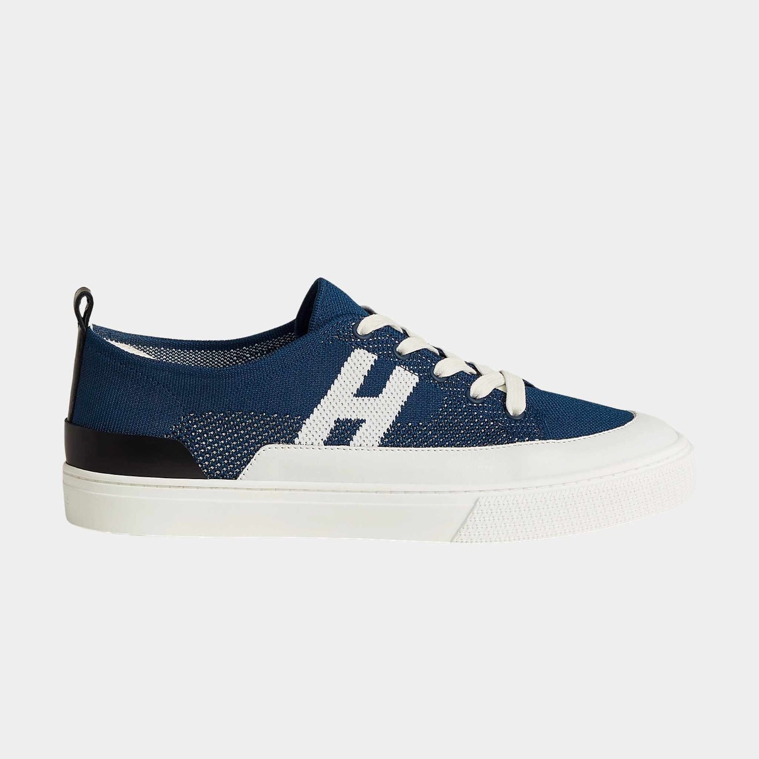 Deep Sneaker in Knit and Calfskin