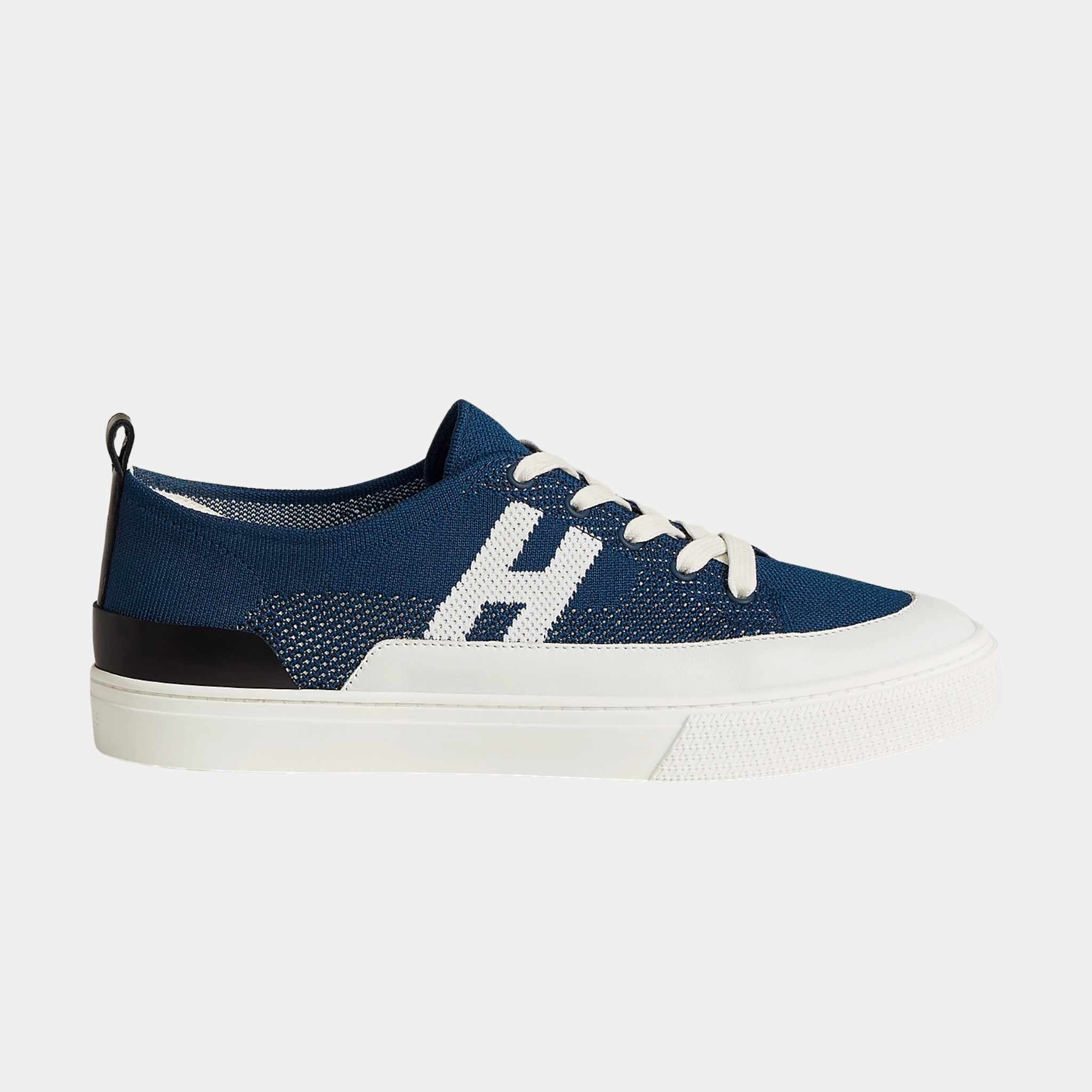 Deep Sneaker in Knit and Calfskin