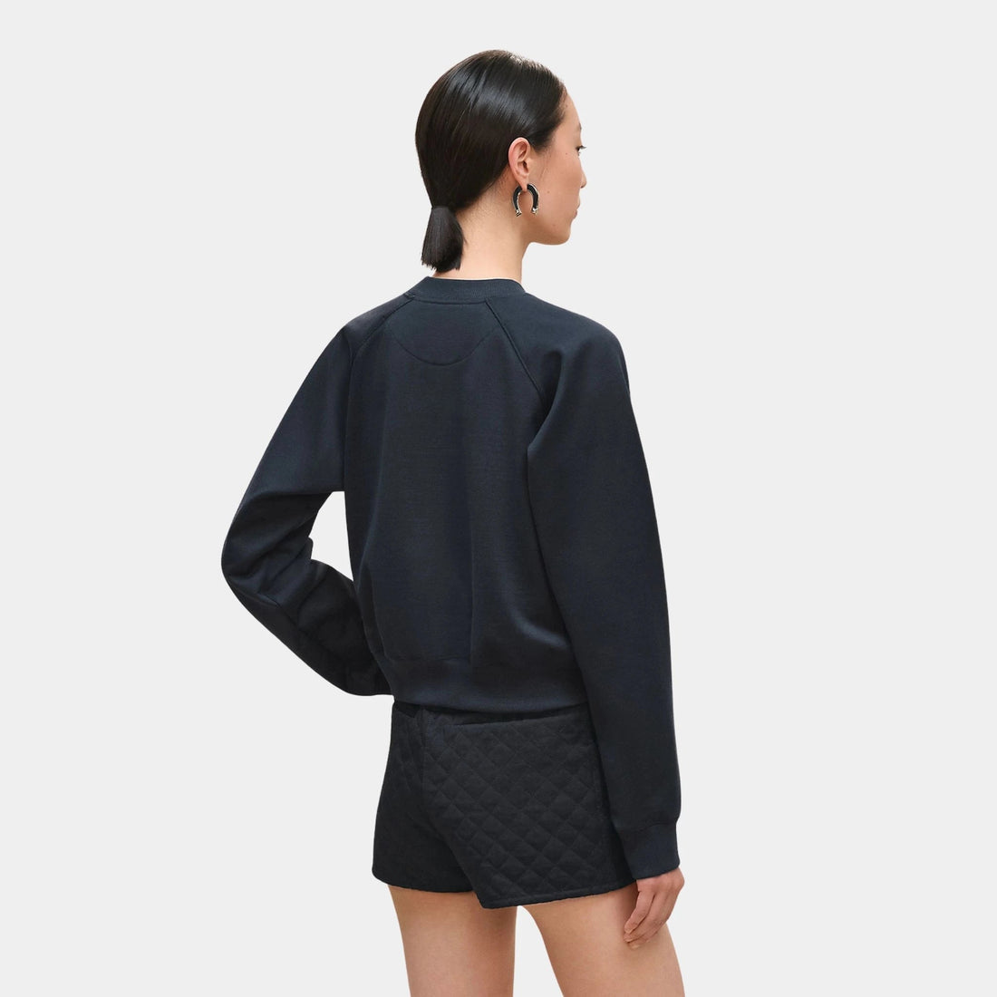 Della Cavalleria Raglan Sleeve Embroidered Sweatshirt
