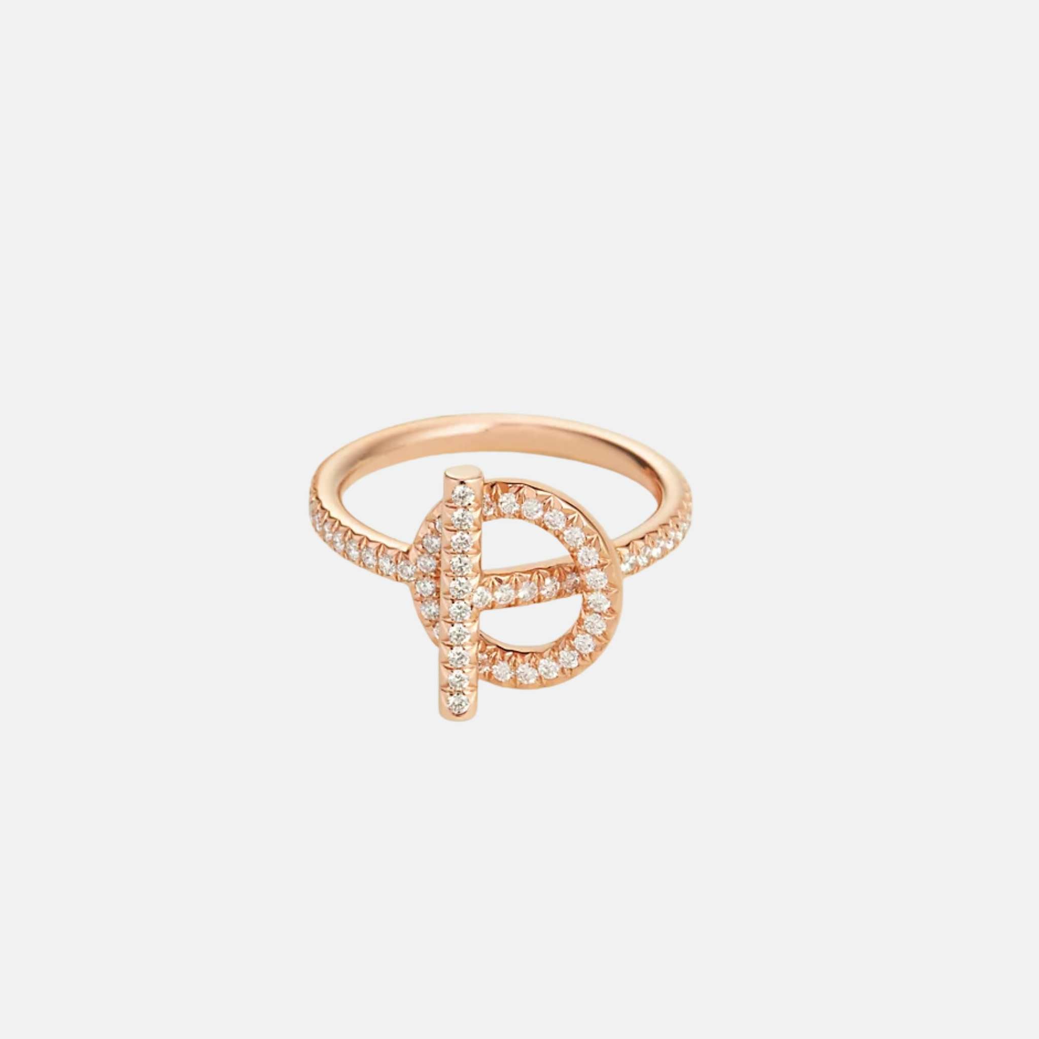 Echappée Ring Small Model Diamonds