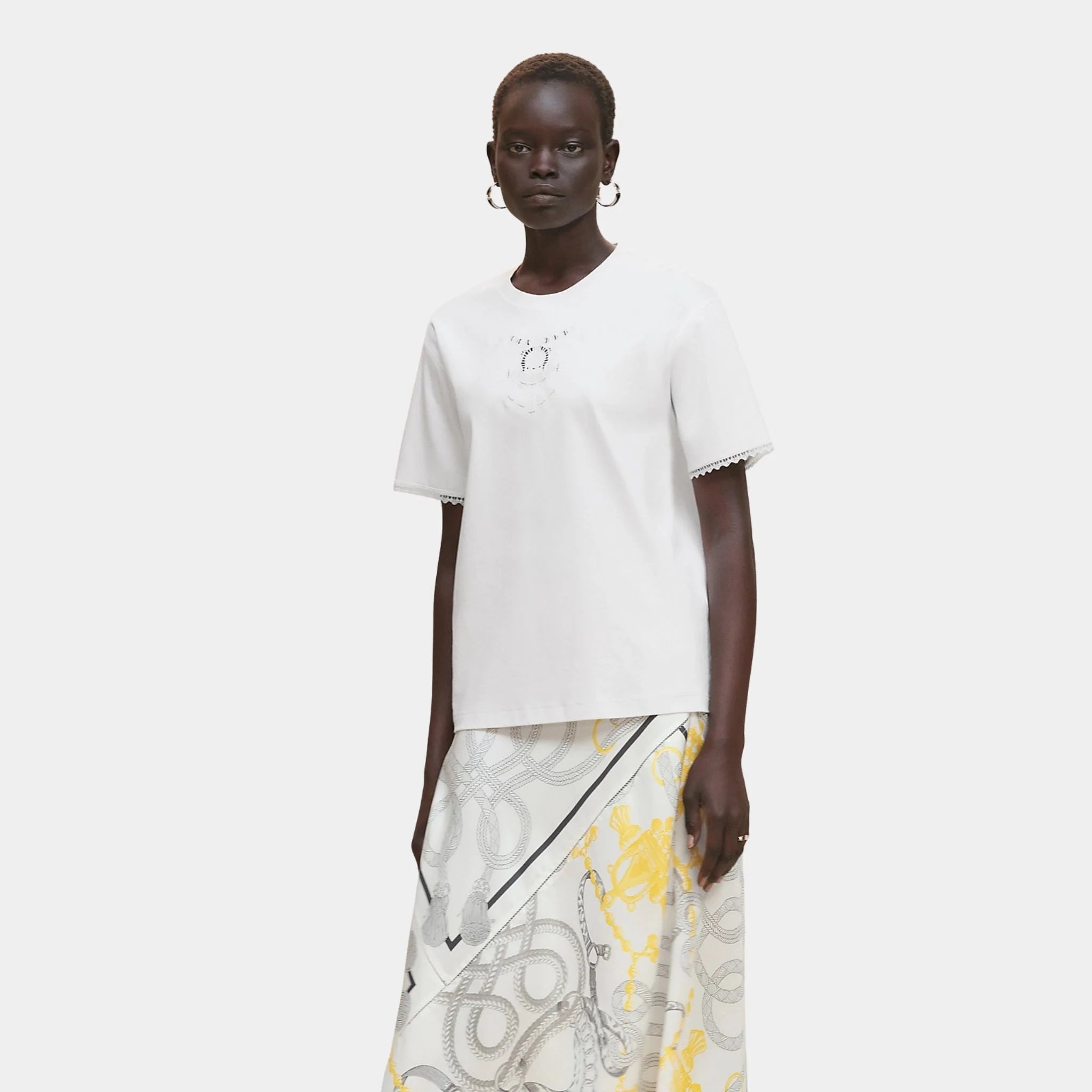 Embroidered Maxi T-shirt