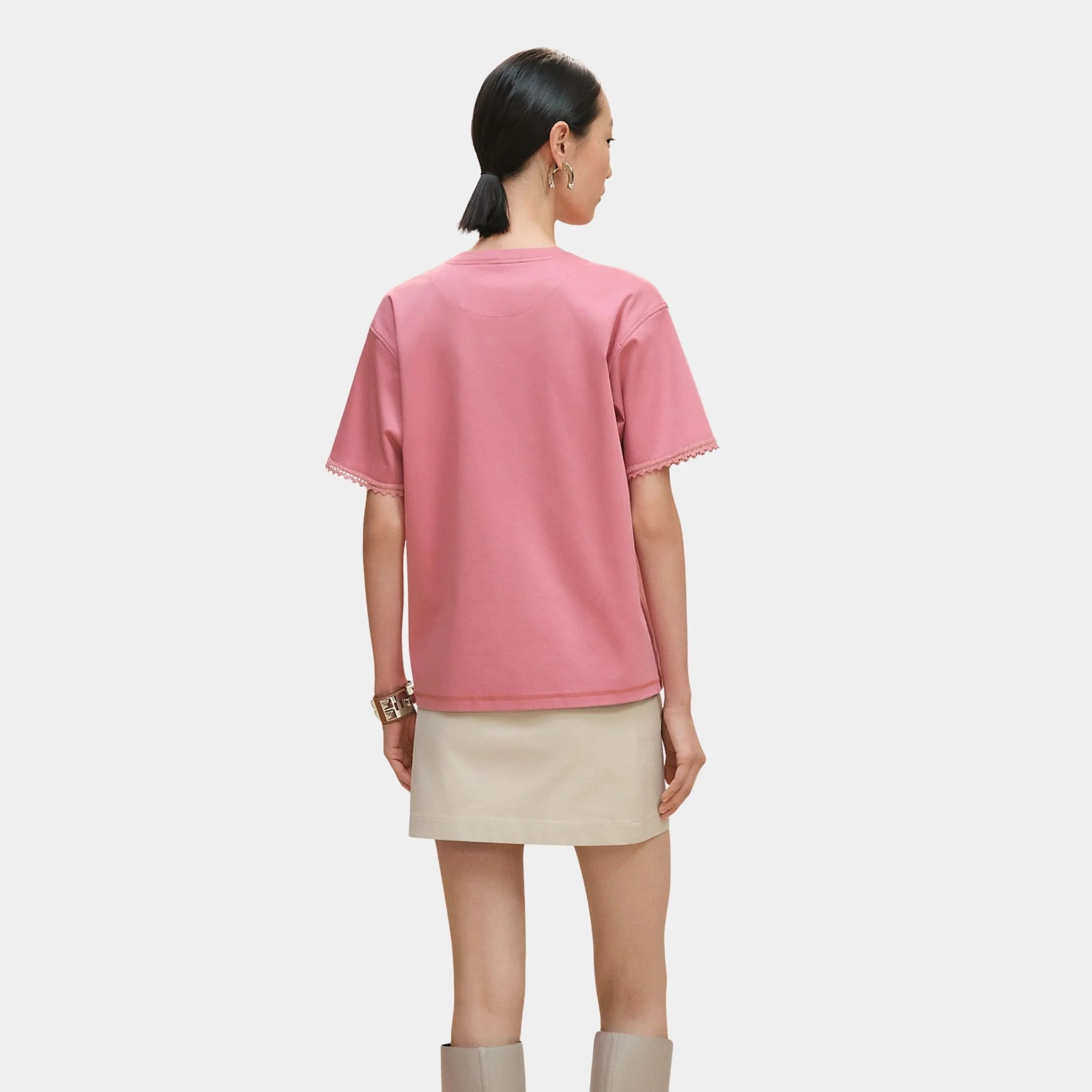 Embroidered Maxi T-shirt