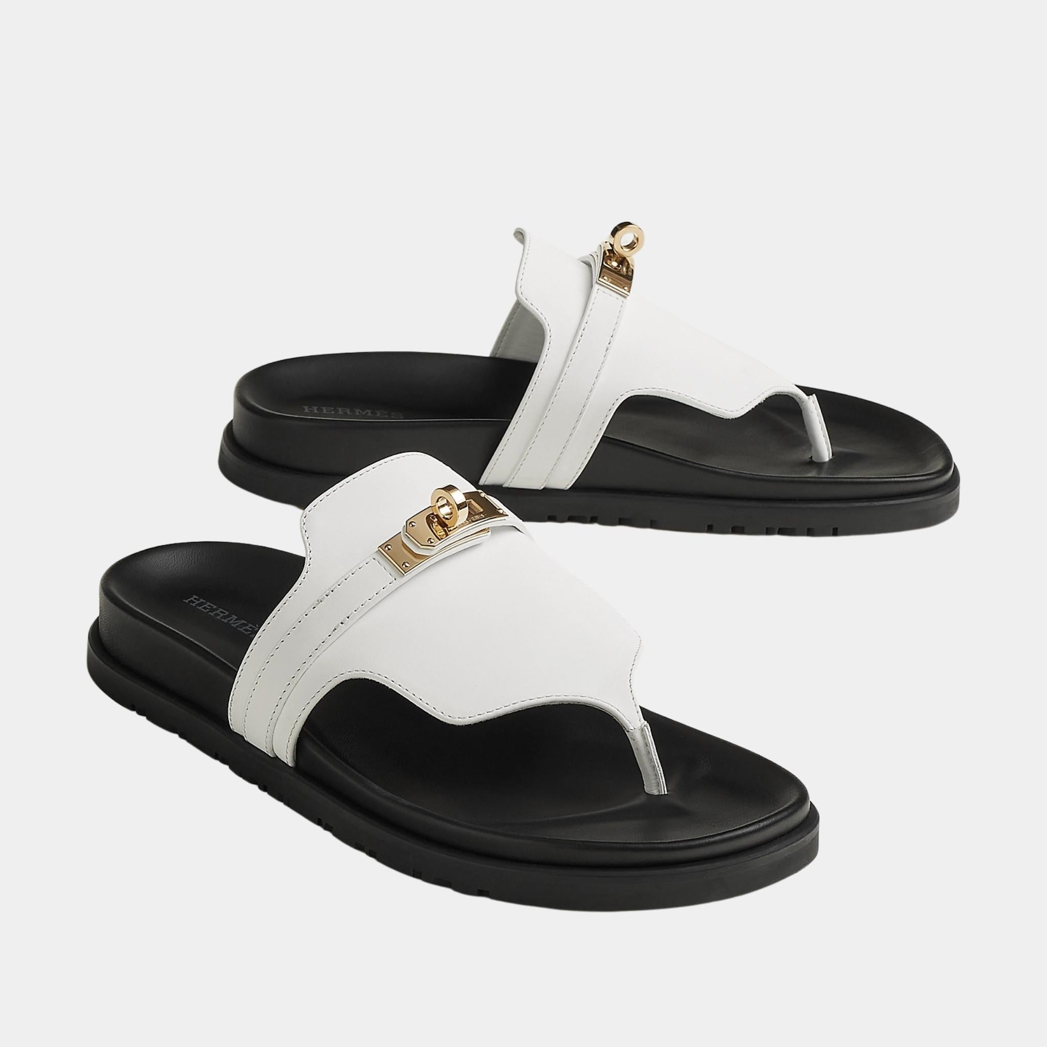 Empire Sandal Calfskin Gold Plated Buckle