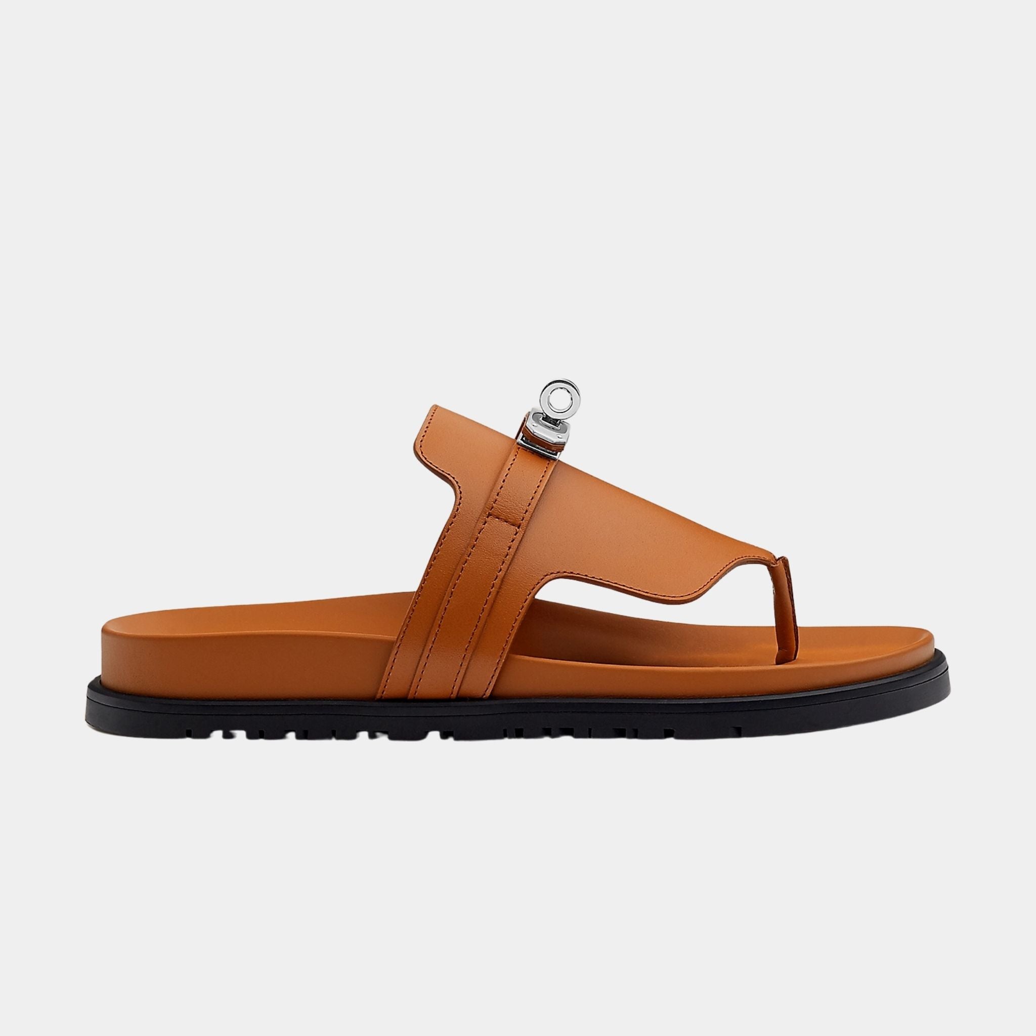Empire Sandal Calfskin Palladium Plated Buckle