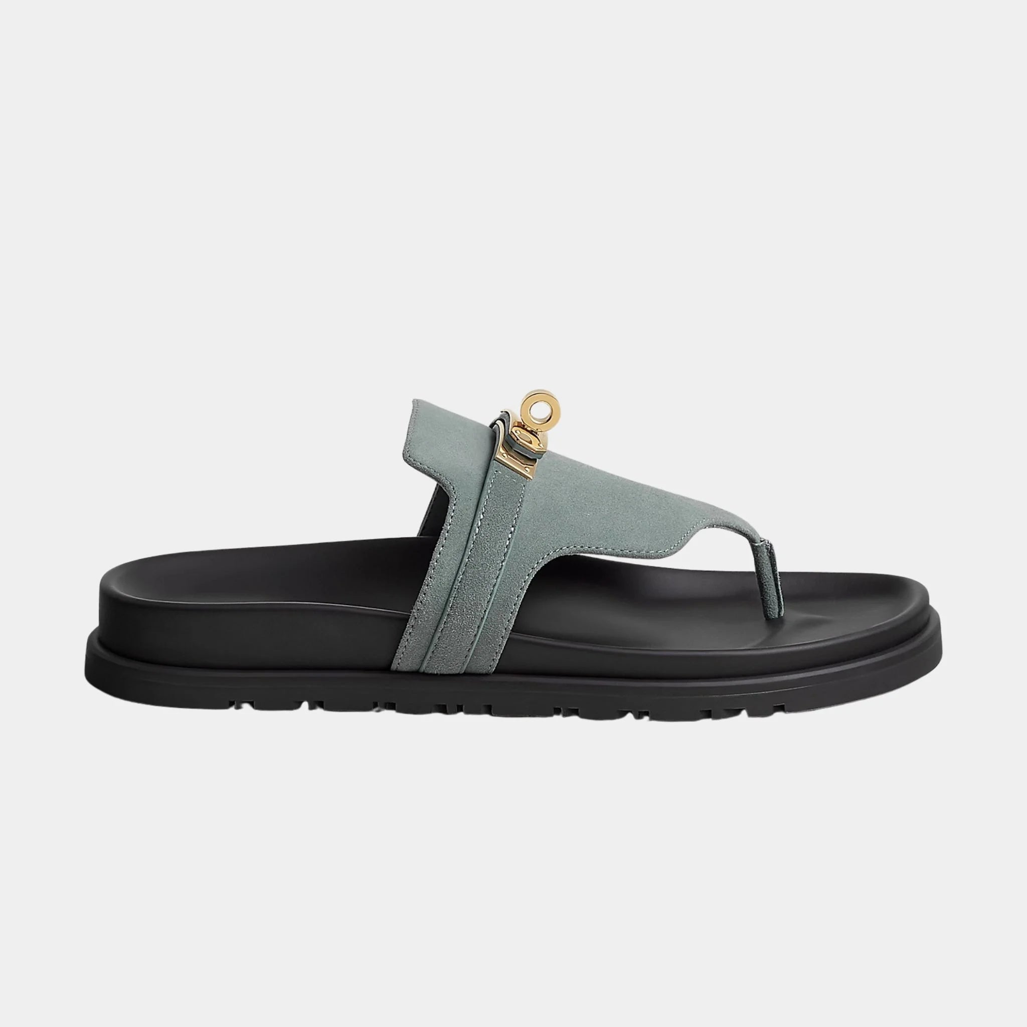 Empire Sandals in Suede Goatskin