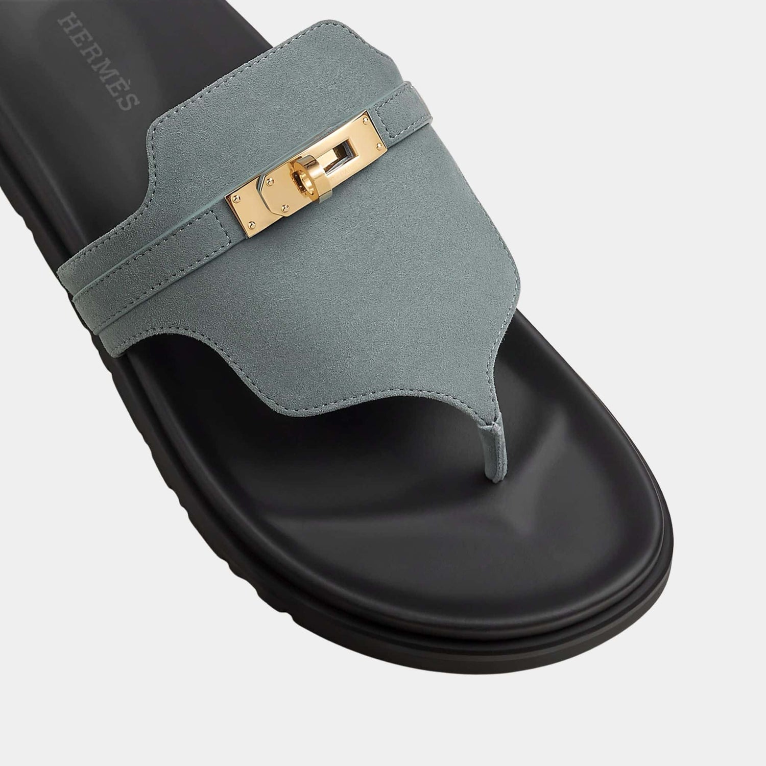 Empire Sandals in Suede Goatskin