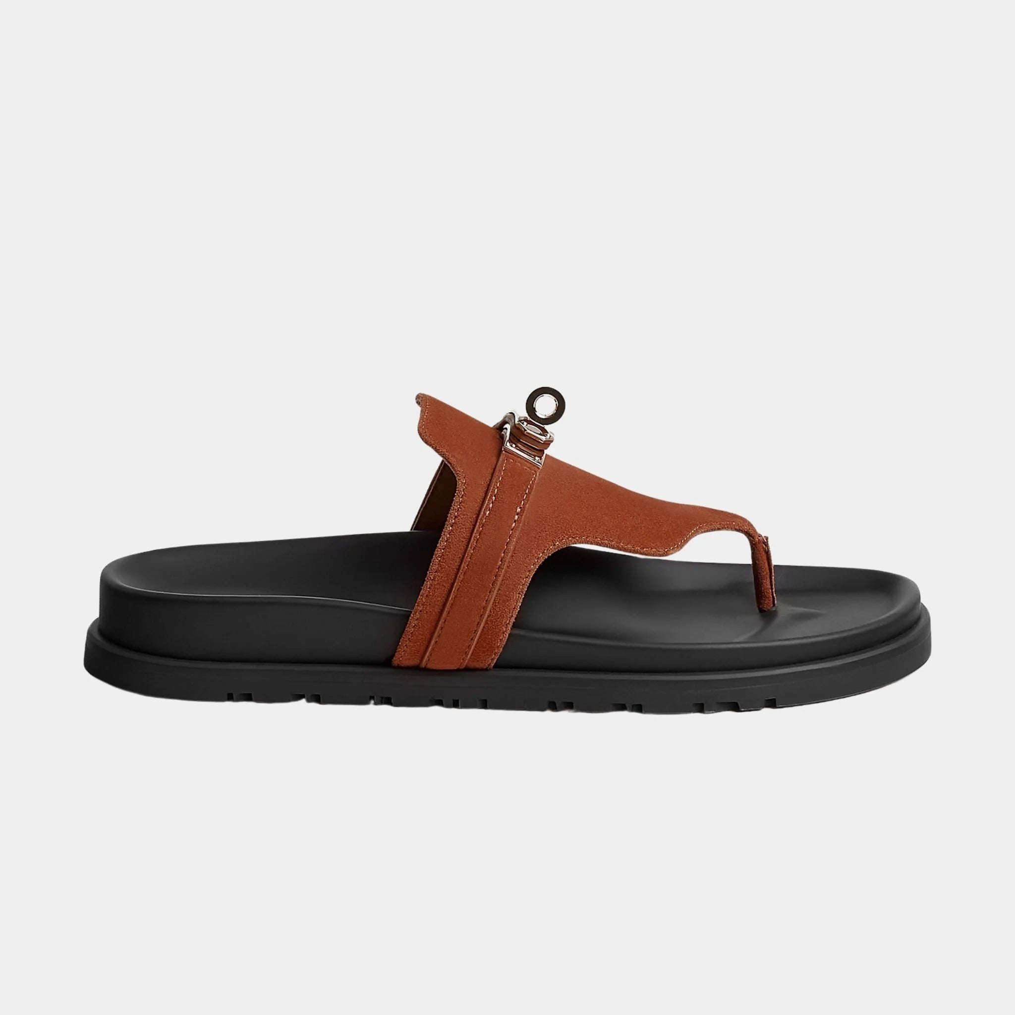 Empire Sandals in Suede Goatskin