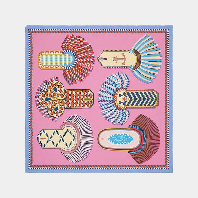 Epaulettes de Gala Double Face scarf 90