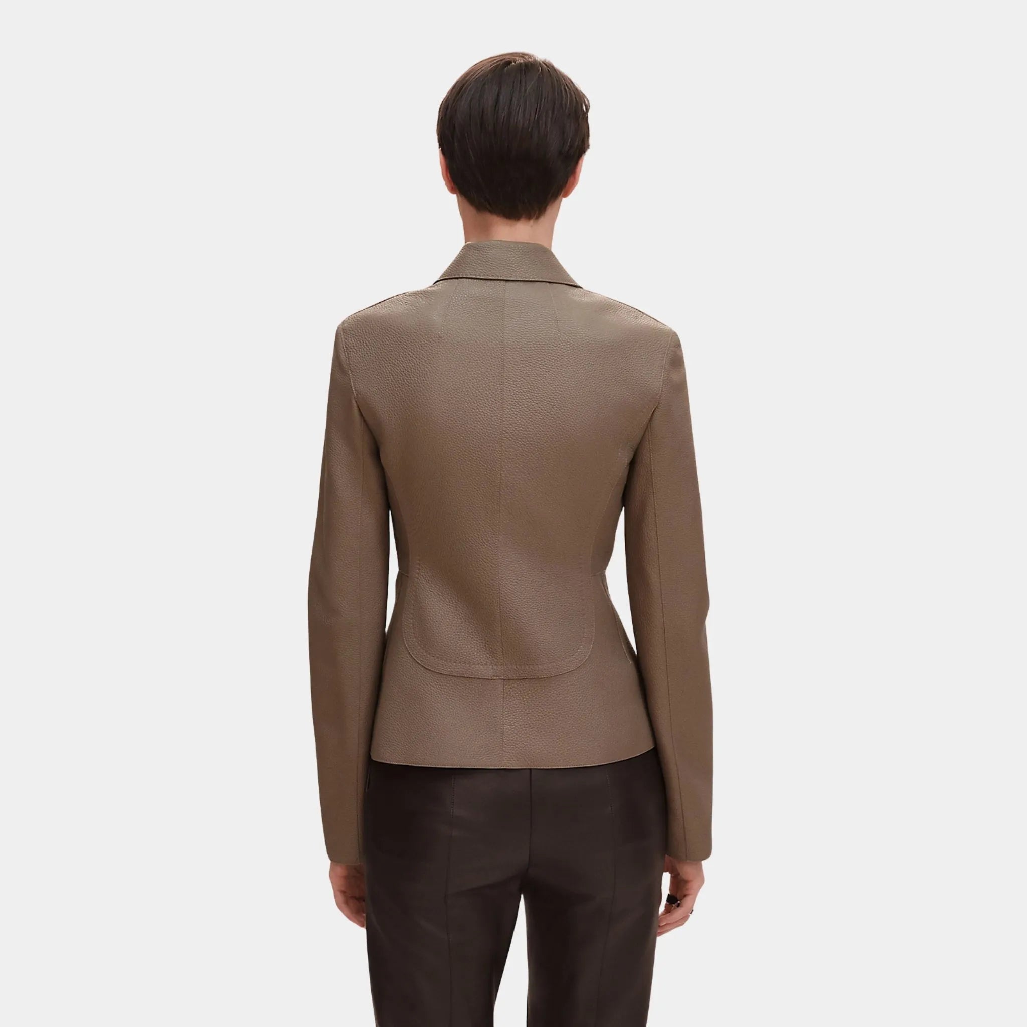 Equestrian Jacket in Washed Deer