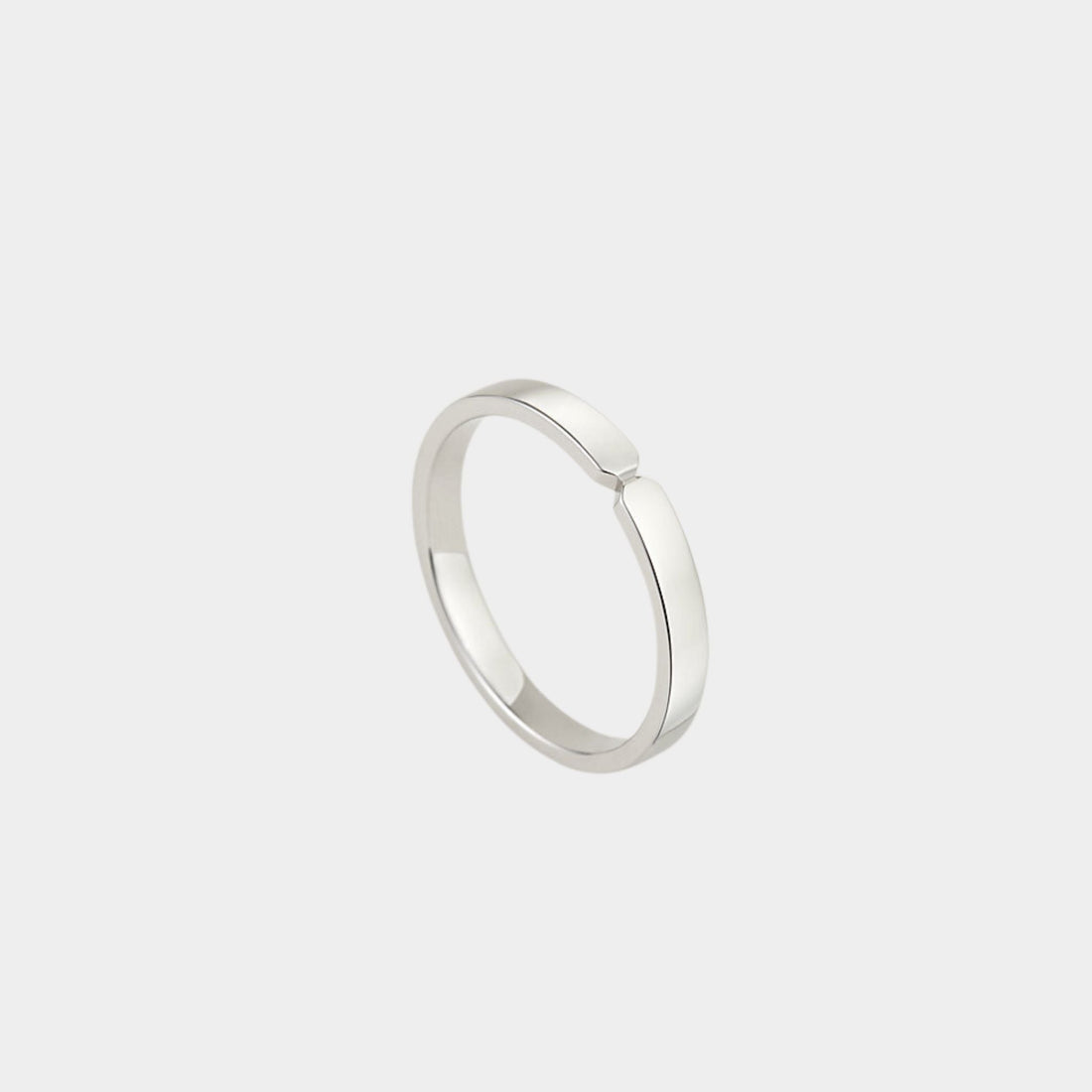 Ever Kelly Wedding Band Small Model Platinum