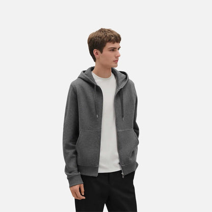 Ex-Libris Hooded Sweater with Silk Detail