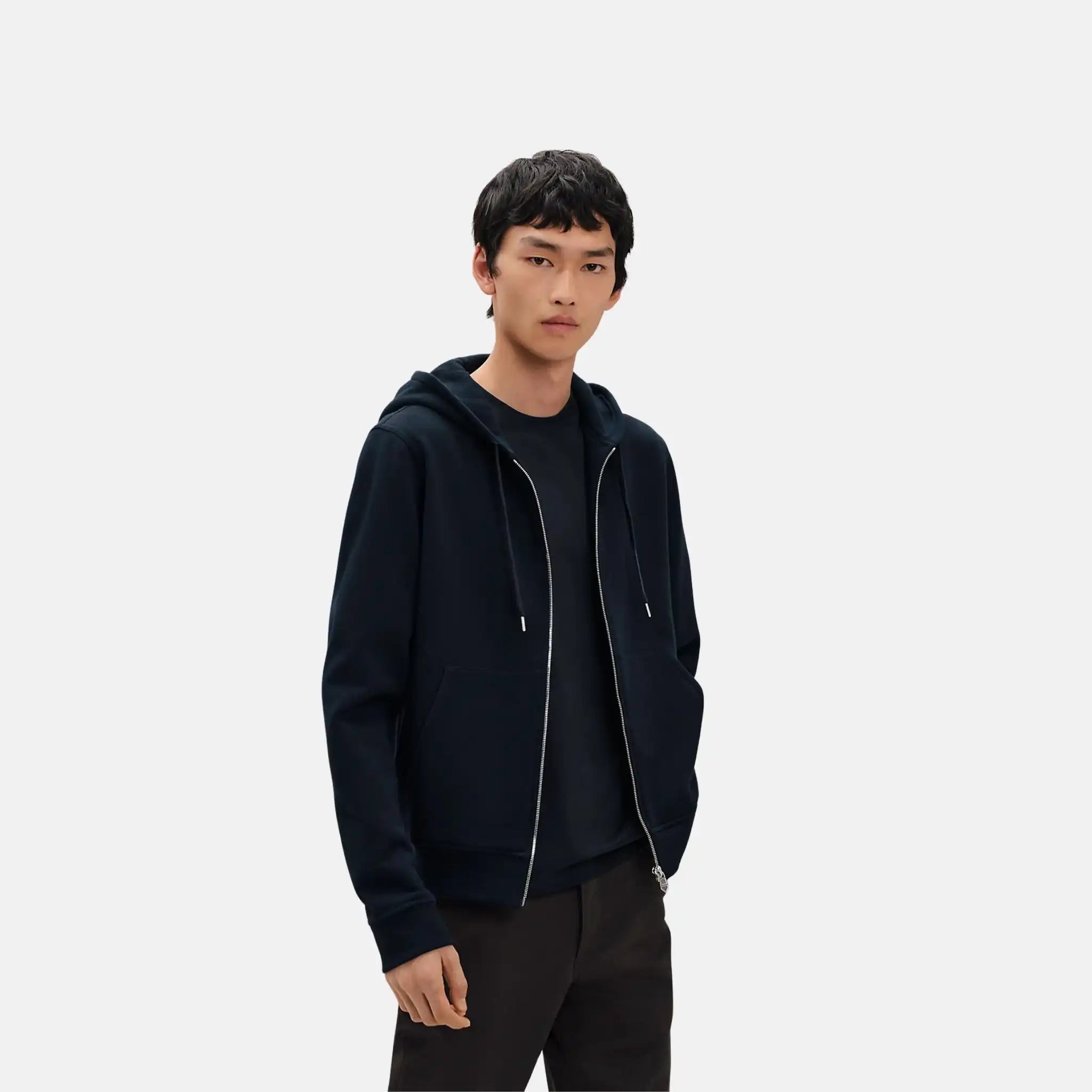 Ex-Libris Hooded Sweater with Silk Detail