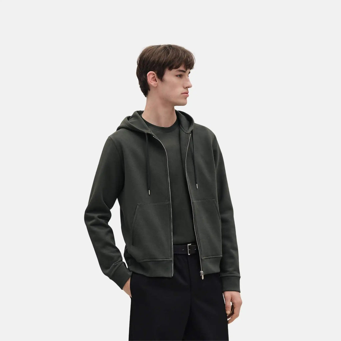 Ex-Libris Hooded Sweater with Silk Detail