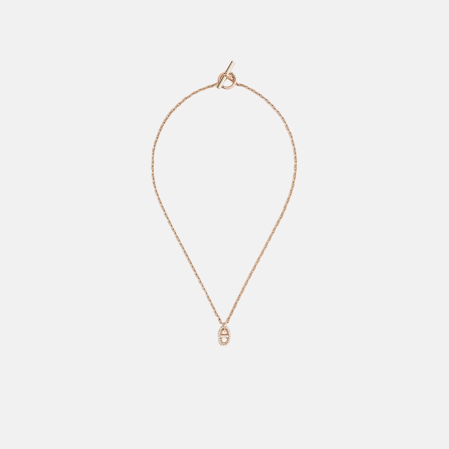 Farandole Pendant Small Model Rose Gold Diamonds