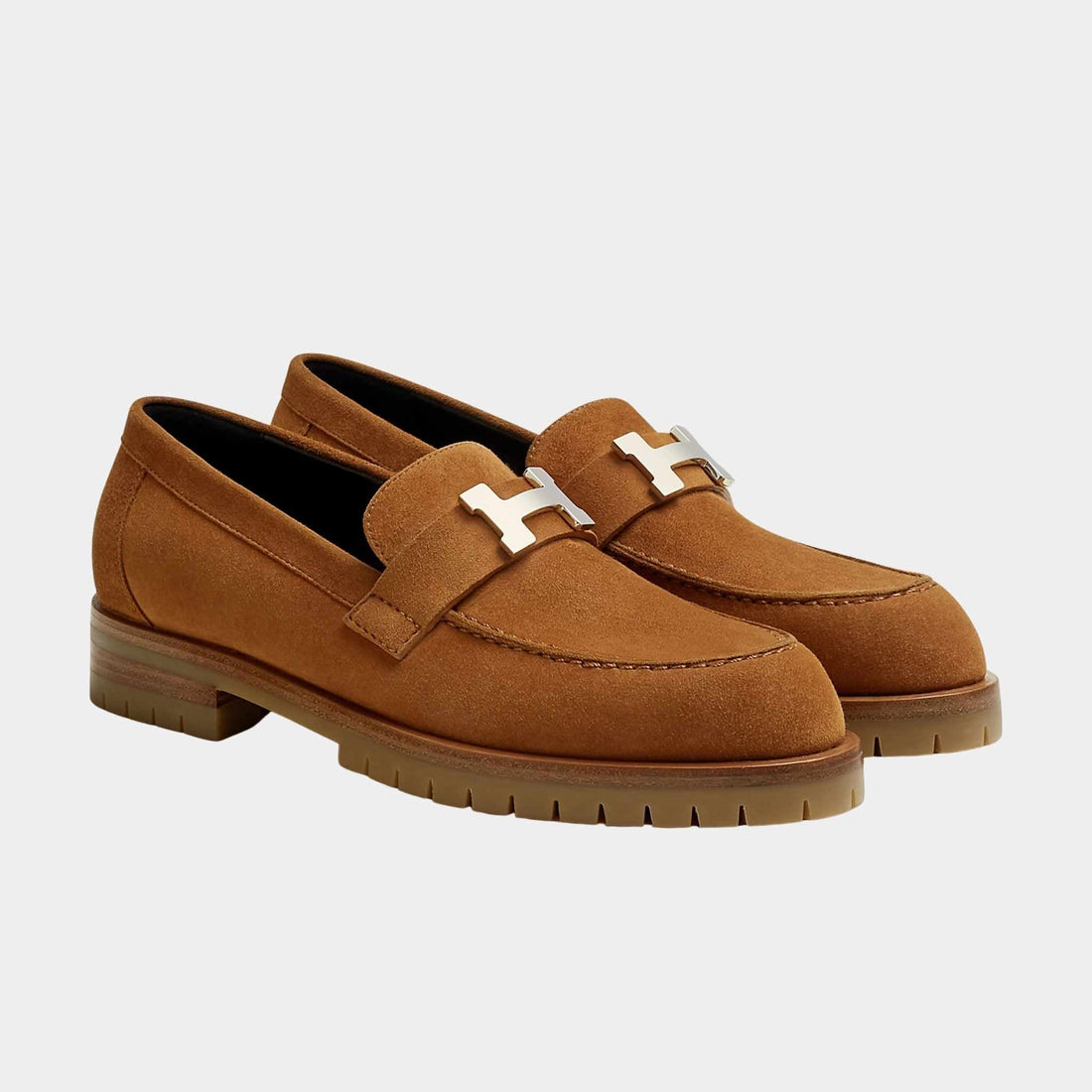 Faubourg Loafer in Suede Goatskin