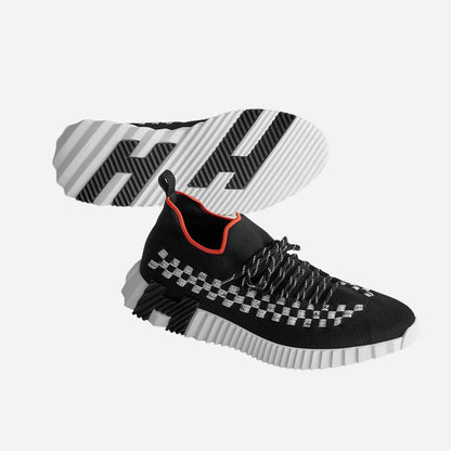 Flex Slip On Bouncing Sneaker Knit Braided Bolduc Detail Men