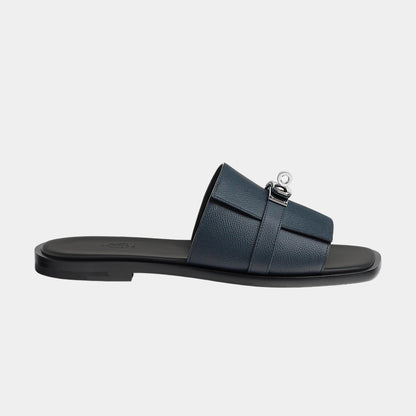 Gabriel Sandal Epsom Calfskin Palladium Plated Buckle