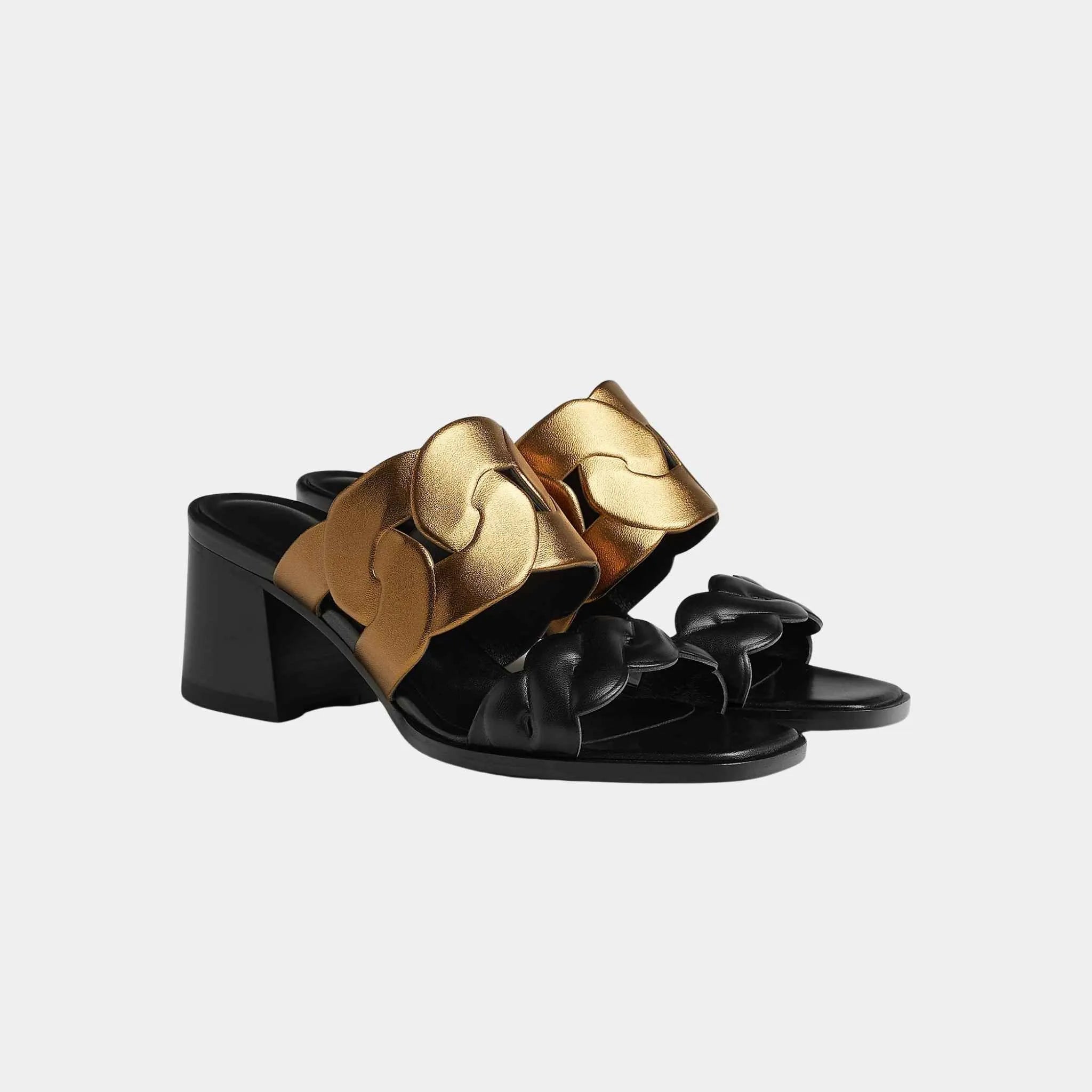 Gaby 60 Sandal Nappa Leather With Metallic Finish