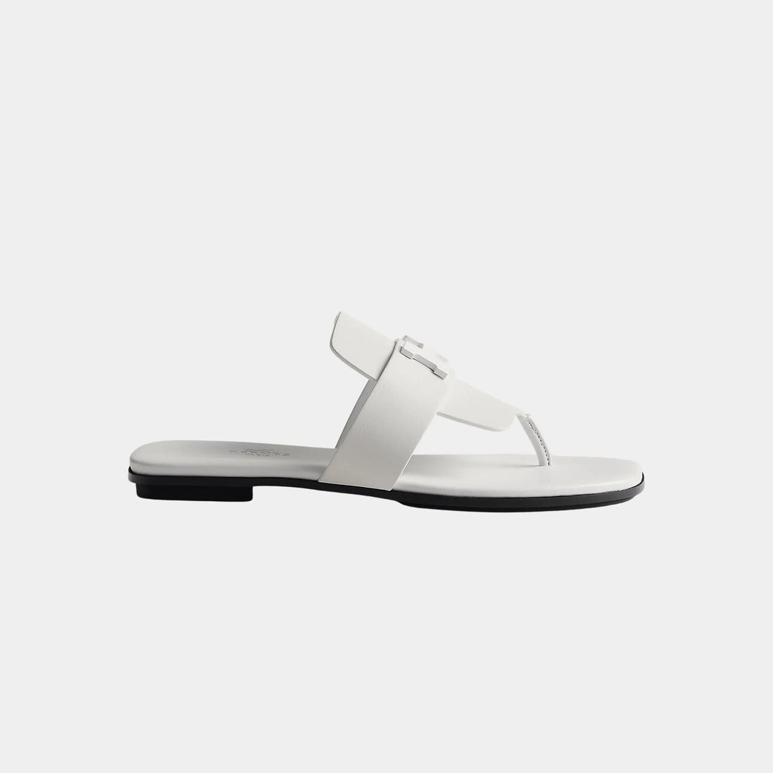 Galerie Sandal Calfskin With Tone-On-Tone Metal Buckle