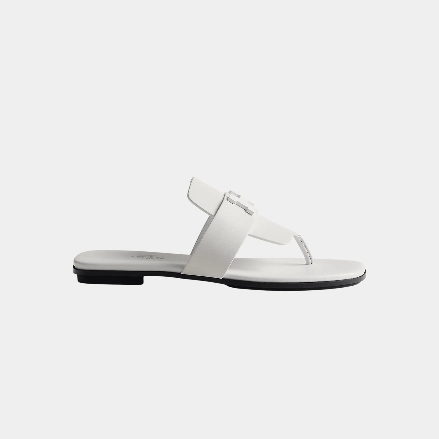 Galerie Sandal Calfskin With Tone-On-Tone Metal Buckle