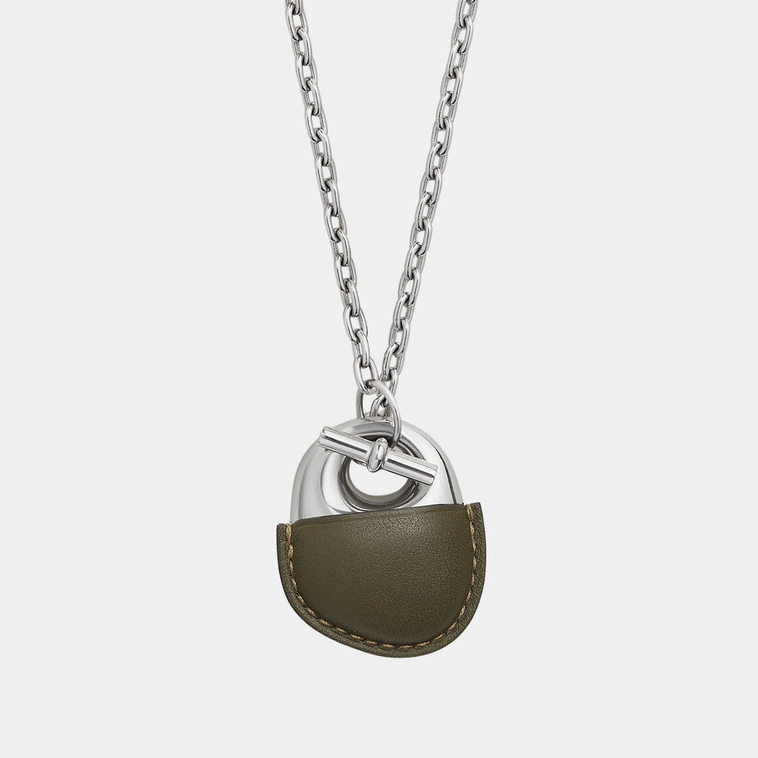 Galet Gaine Necklace Swift Calfskin
