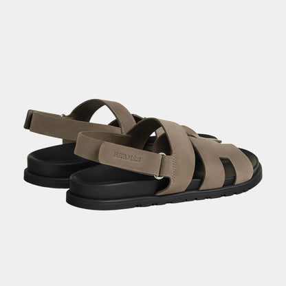 Genius Sandals in Suede Goatskin