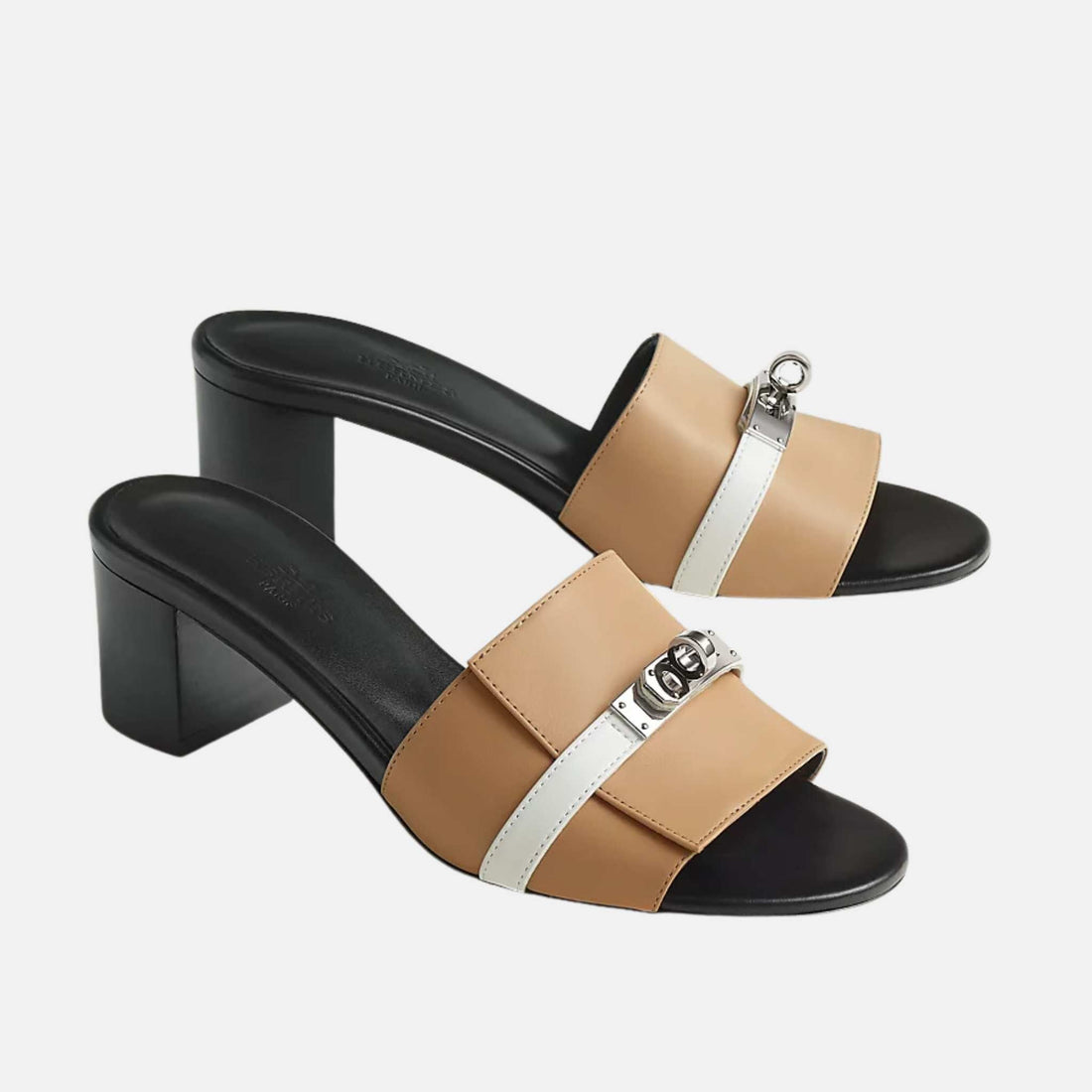 Gigi 50 Sandal Two Tone Calfskin