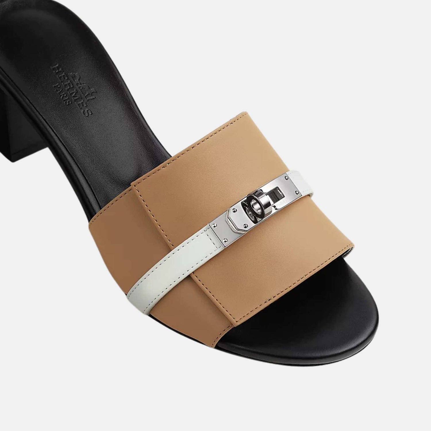 Gigi 50 Sandal Two Tone Calfskin