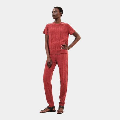 H Jogging Pants in Plain Wool