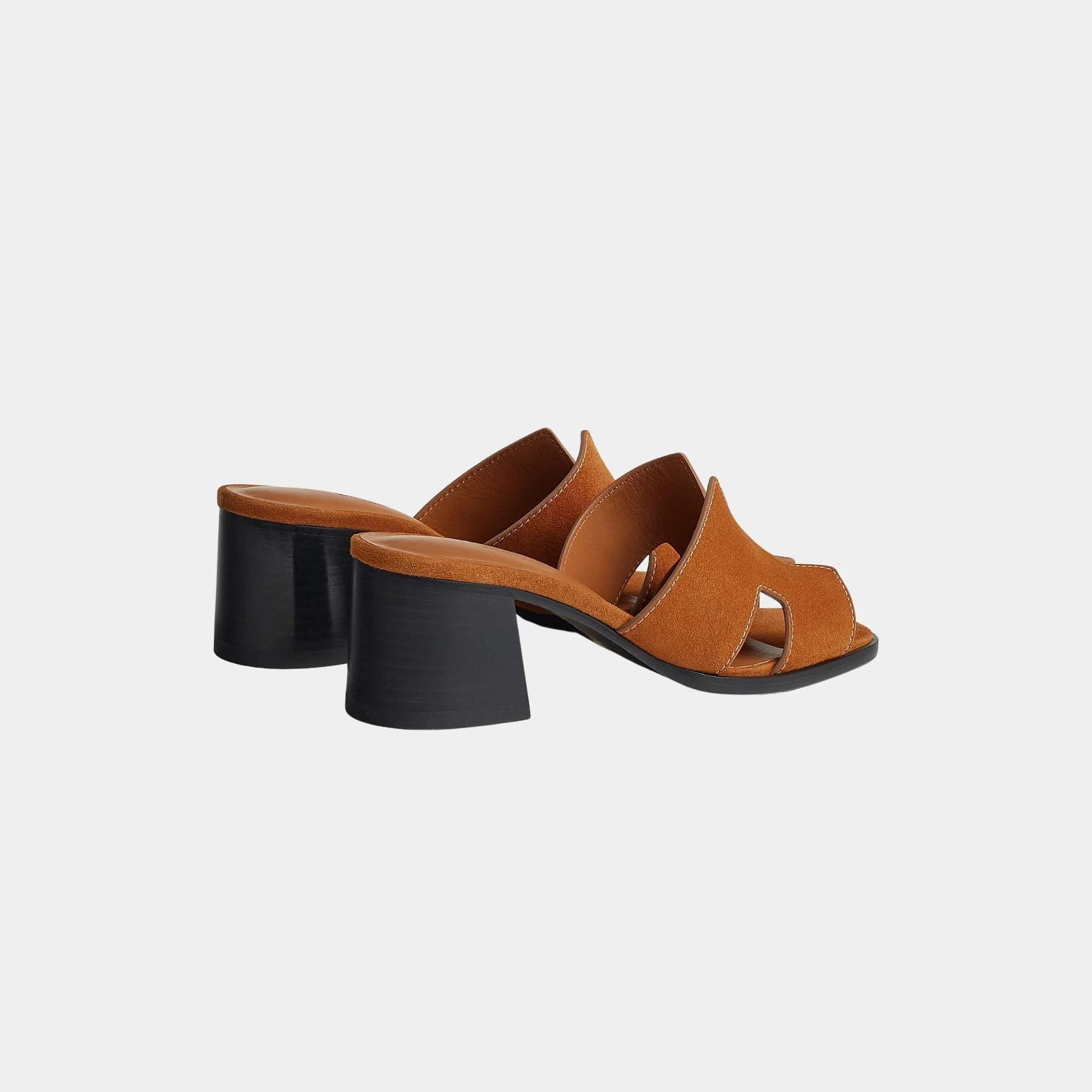 Helia 60 High Heel Suede Goatskin Sandal