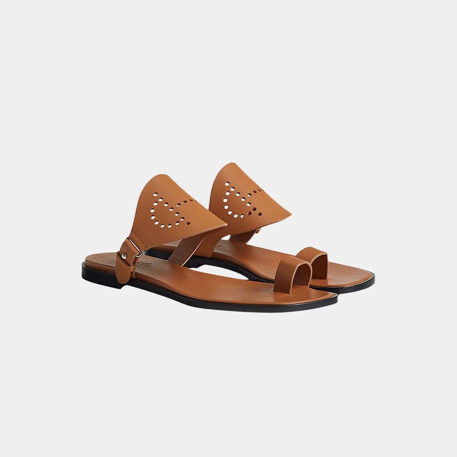 Hera Sandal Calfskin With Perforations