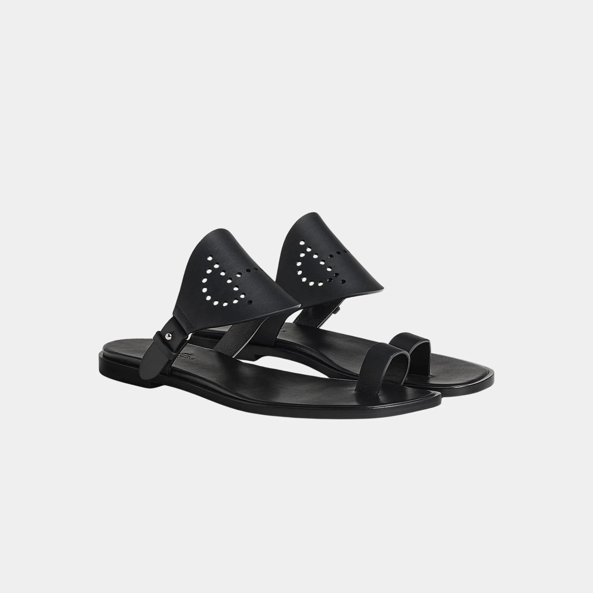 Hera Sandal Calfskin With Perforations