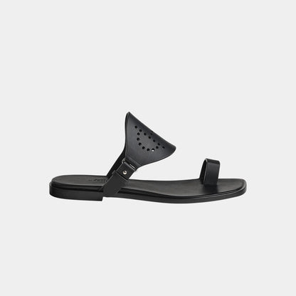 Hera Sandal Calfskin With Perforations