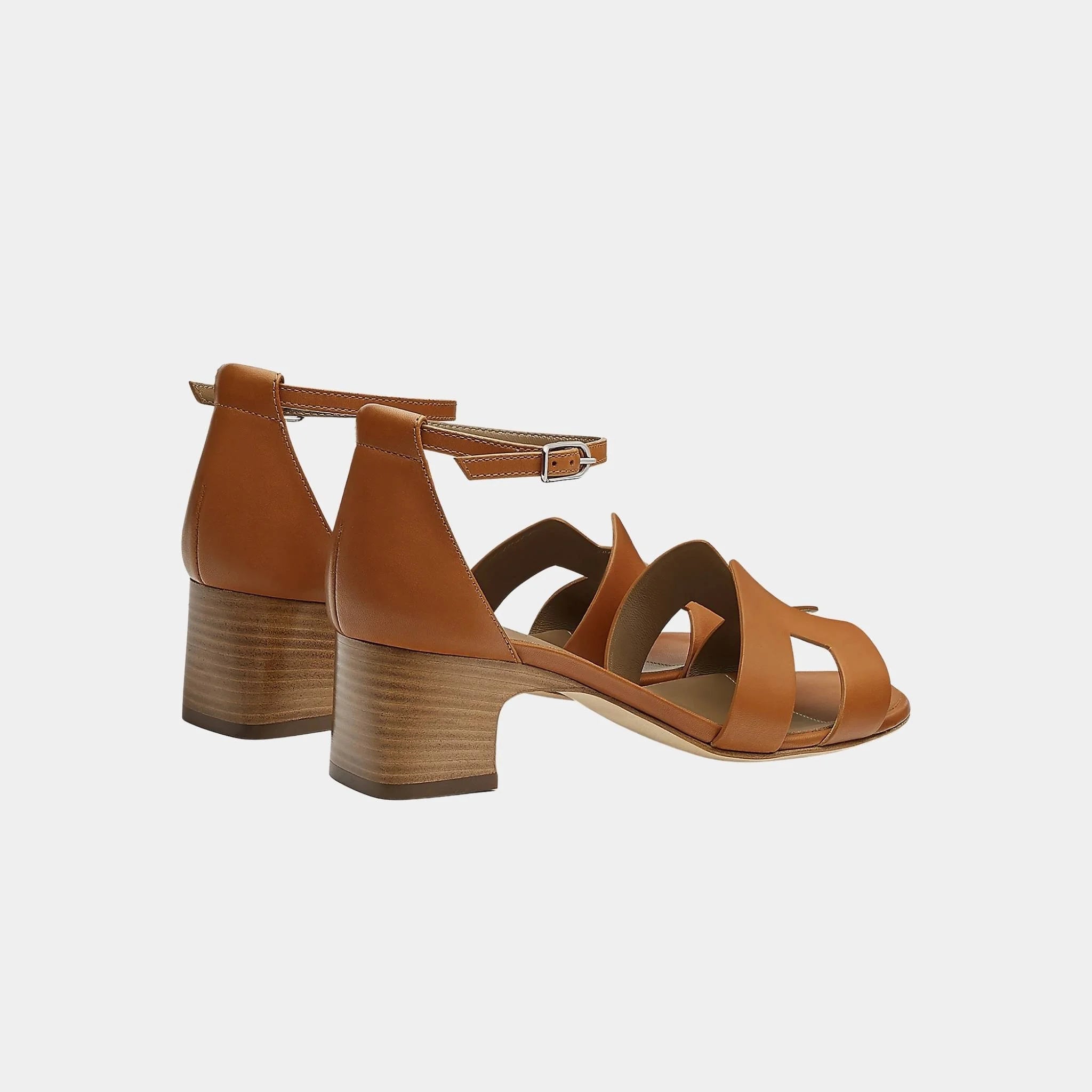 Incense 50 Heeled Sandals in Calfskin