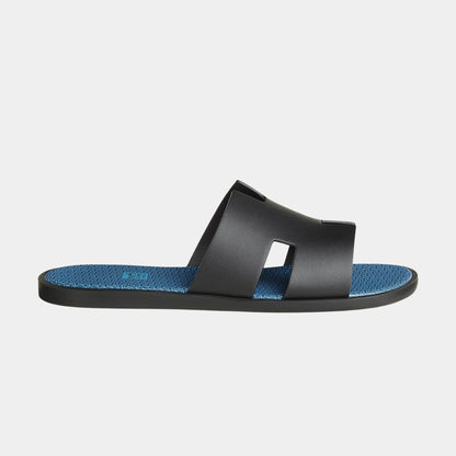 Izmir Sandal in Calfskin with Zig-zag Printed Insole