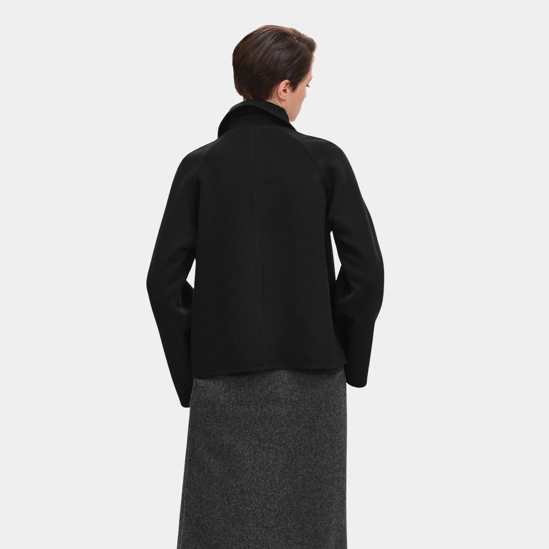 Jacket in Double-sided Cashmere
