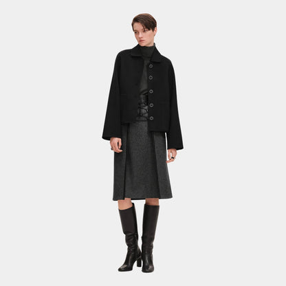 Jacket in Double-sided Cashmere