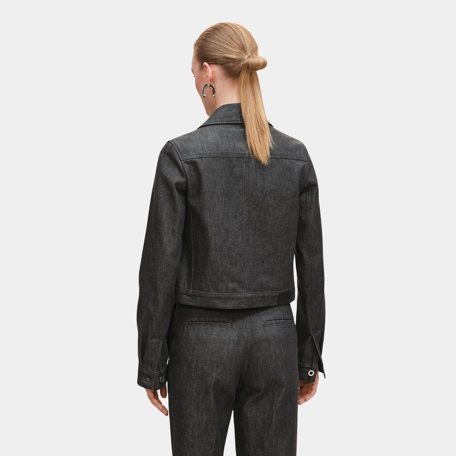 Jacket in Natural Pigment Denim