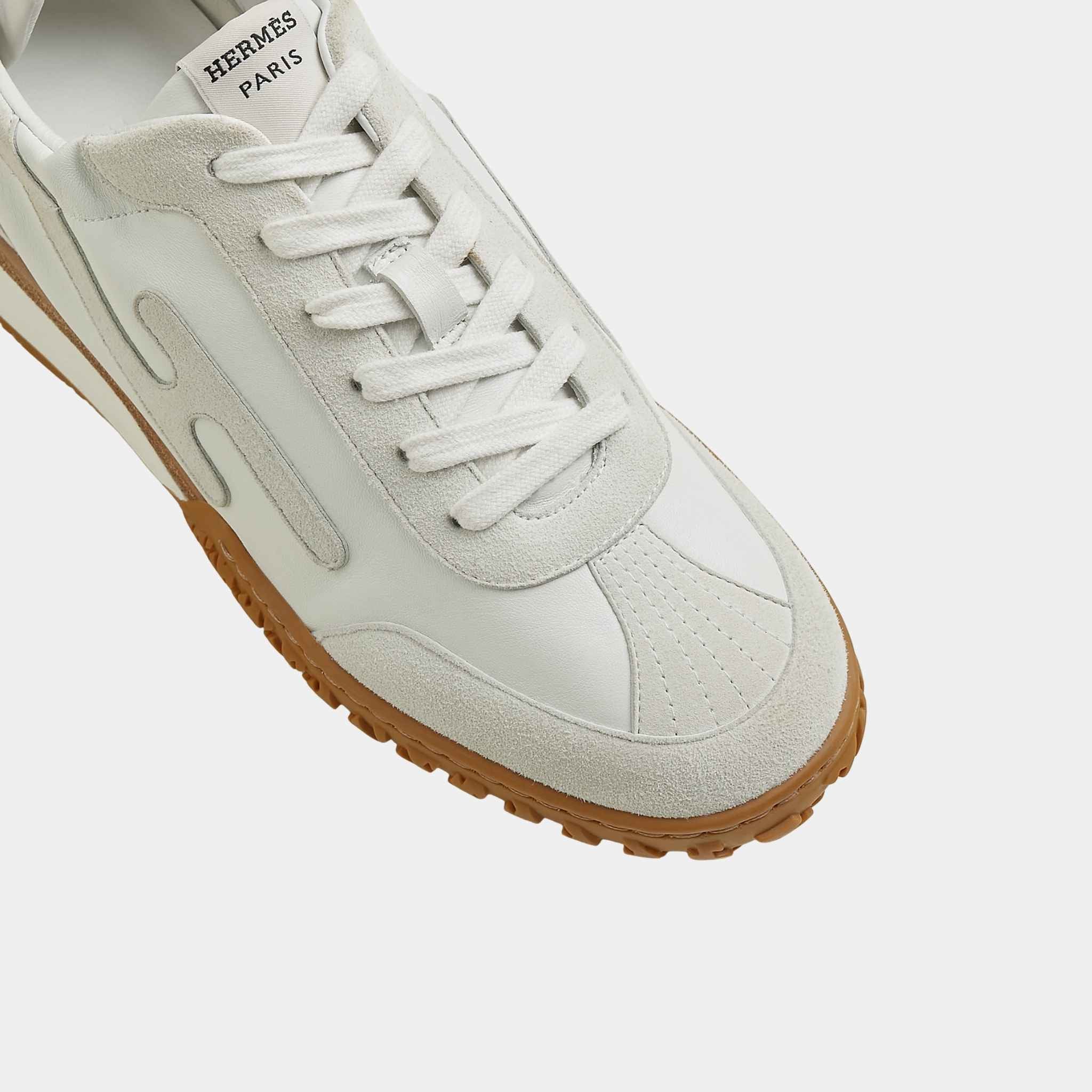 Jet Sneaker in Nappa Leather and Suede Goatskin