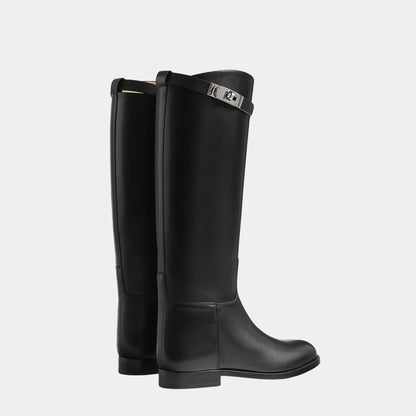 Jumping Boots in Box Calfskin