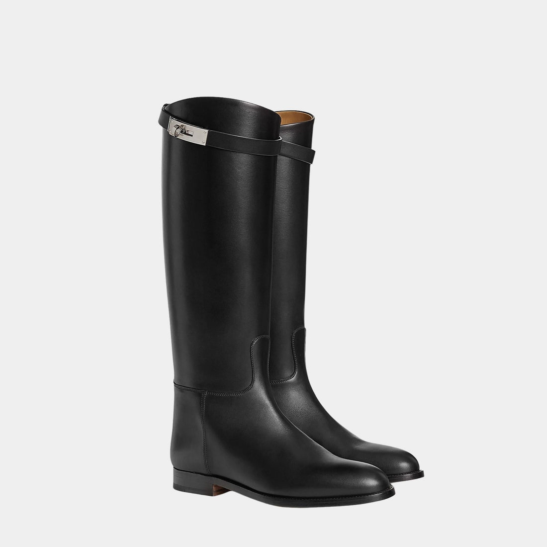 Jumping Boots in Box Calfskin