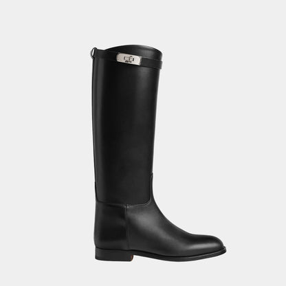 Jumping Boots in Box Calfskin