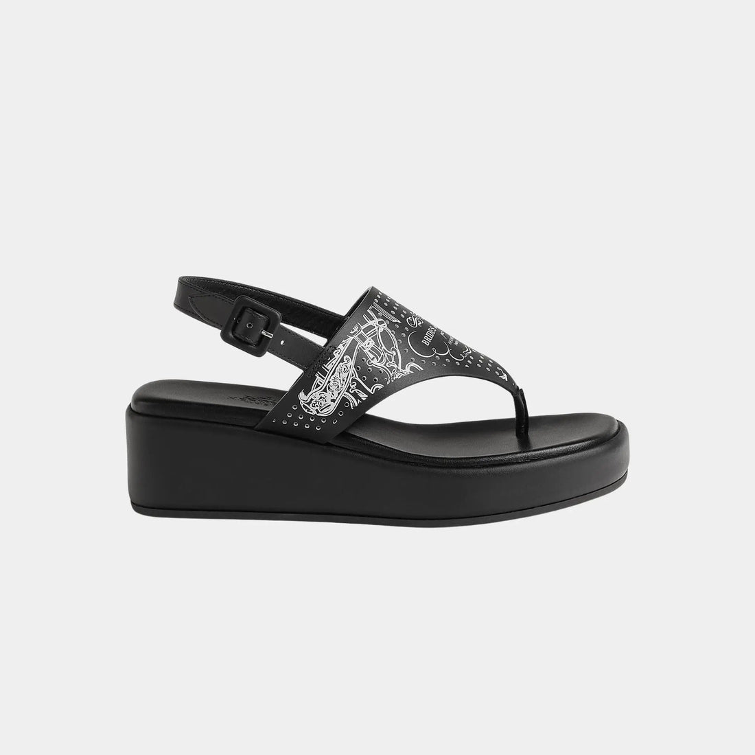Karima Sandals in Printed Cafskin