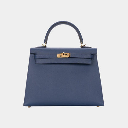 Kelly 25 Epsom Bleu Navy GHW