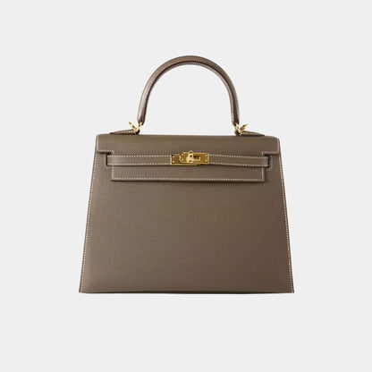 Kelly 25 Epsom Etoupe GHW