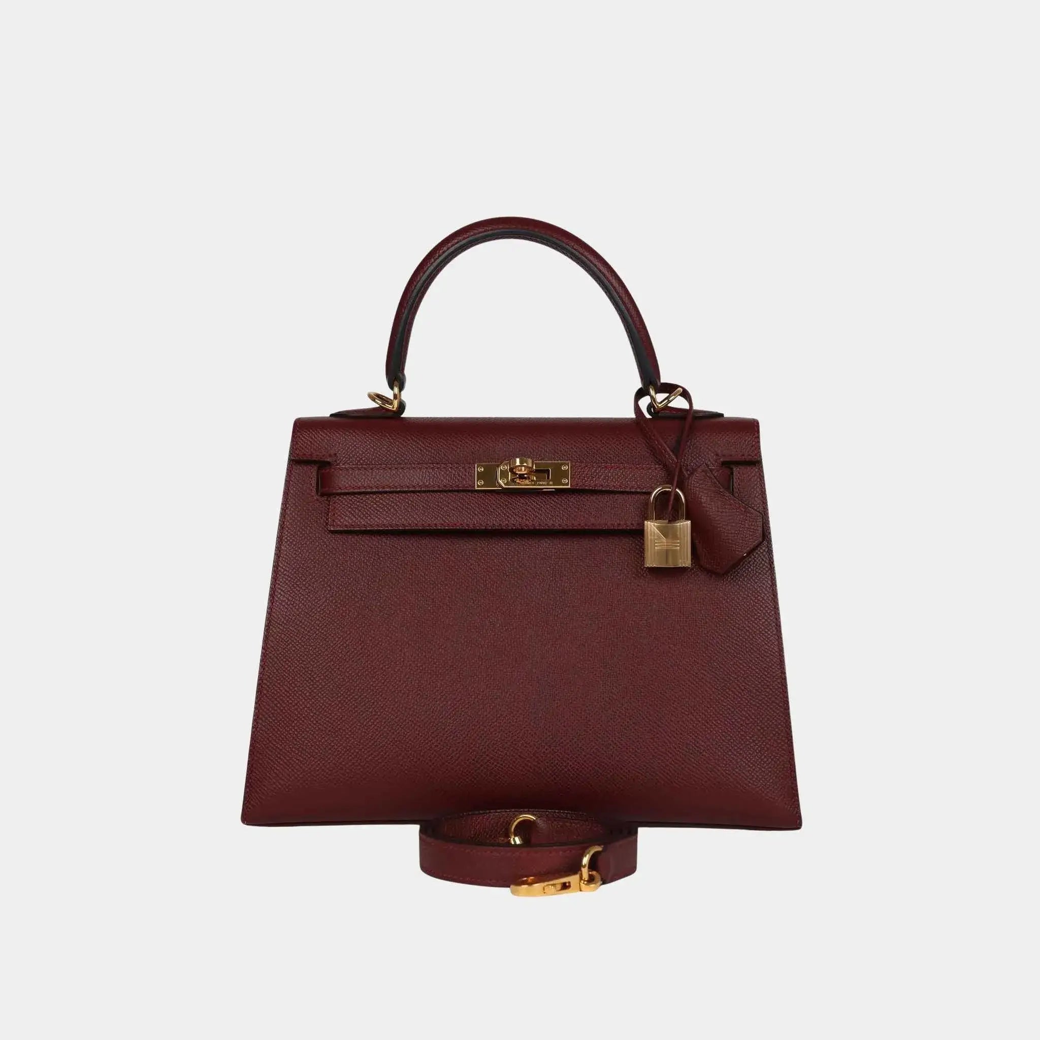 Kelly 25 Espom Rouge H