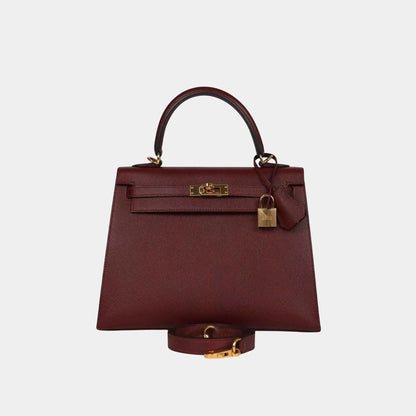 Kelly 25 Espom Rouge H