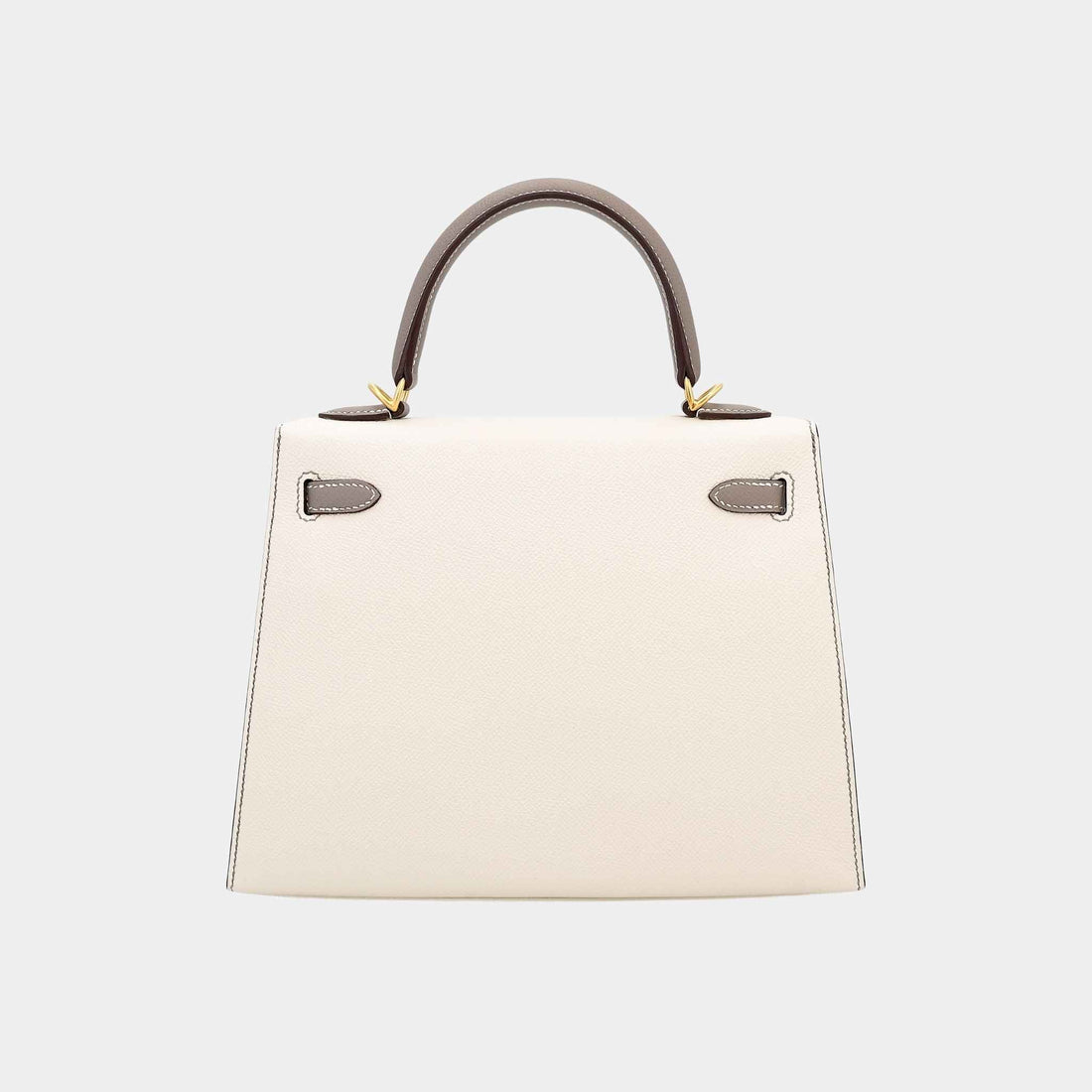 Kelly 25 HSS Epsom Sellier Craie/Gris Asphalte GHW