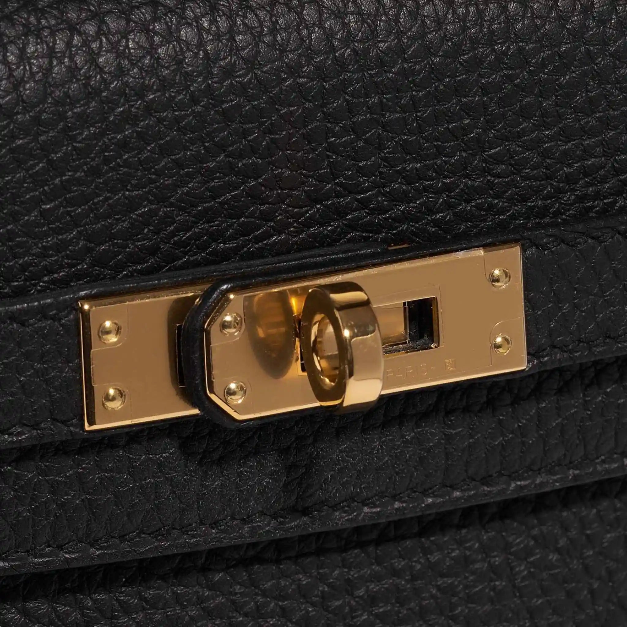 Kelly 25 Togo Black GHW