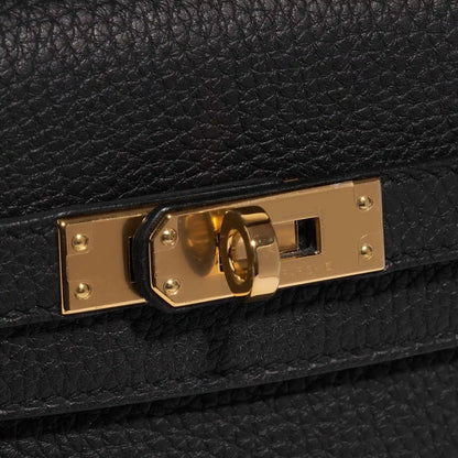 Kelly 25 Togo Black GHW